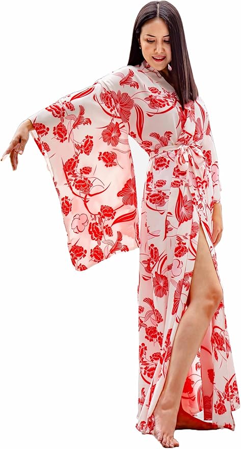 NaRak Women's Kimono Yukata Loungewear
