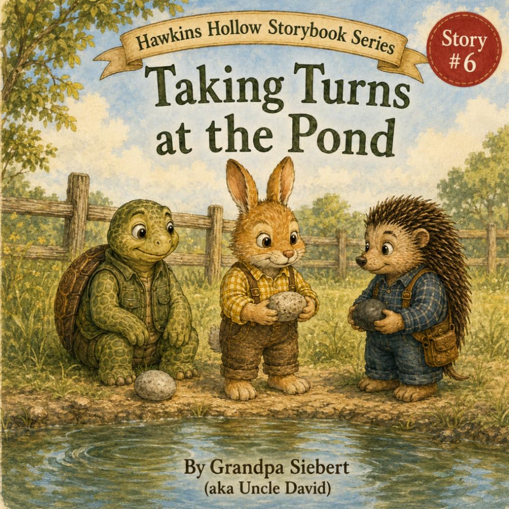 Taking Turns at the Pond (Hawkins Hollow Storybook Series)