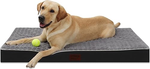 Cama para perro, camas ortopédicas impermeables para perros grandes, medianos y pequeños, almohadilla para jaula de perro con funda extraíble disponible en Yaxa Colombia