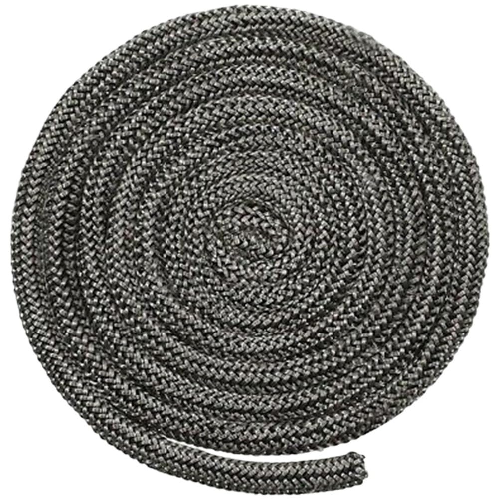 Stove Door Gasket Sello De Cuerda De Fibra De Vidrio para Estufa Negra, Cuerda De Fuego, Estufa De Leña, Quemador De Troncos, Sello De Puerta, Cuerda De Sellado Ignífuga De Alta Temperatura, 6mm, 8mm