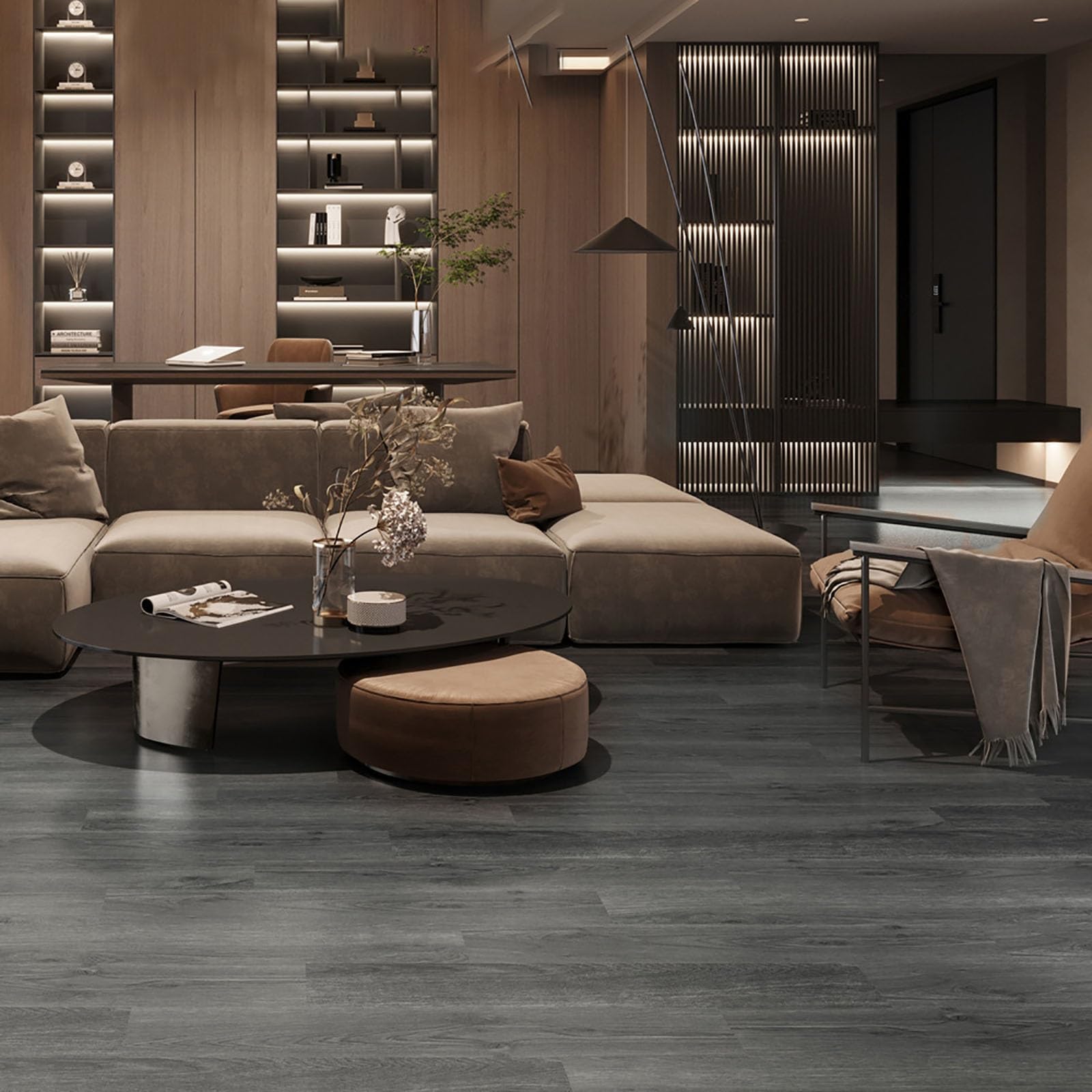 Amazon.co.jp: NEONMAN フロアタイル 8畳 置くだけ 床 フロアシート