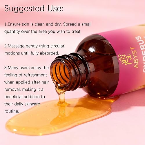 Miniatura 4 de Cyperus Rotundus - Aceite para la reducción natural del cabello, 2.0 fl oz de aceite inhibidor del cabello con jojoba y rosa mosqueta, aceite