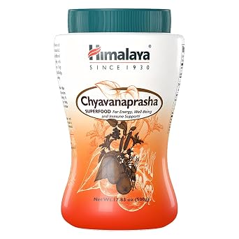 Himalaya Chyavanprash Jam - Herbal Superfood Spread for Immune Support and Promoting Stress Relief, Vitality and Energy - Gluten Free, Non-GMO, 17.83 oz