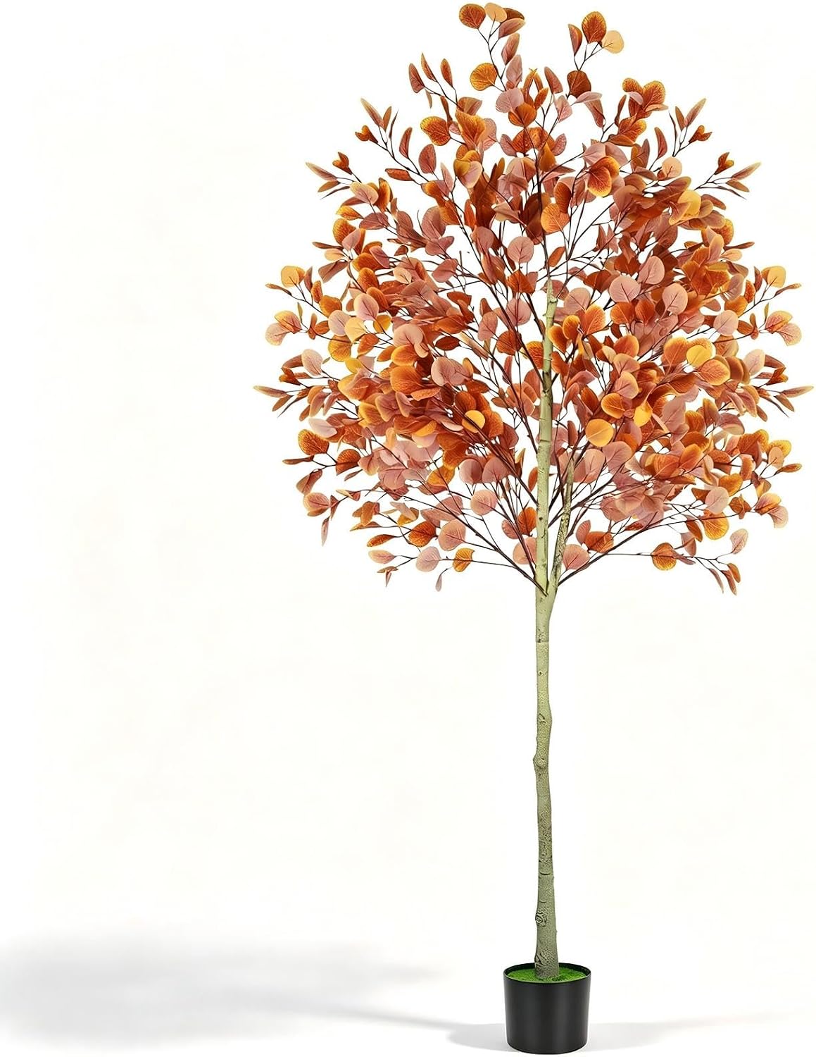 6ft Fall Tree Artificial Eucalyptus Tree,Indoor Outdoor Fall Decor