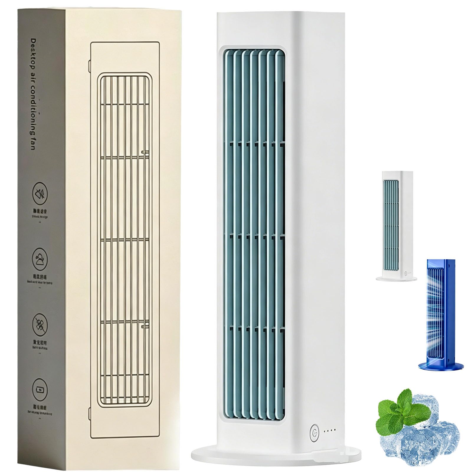 Ventilateur portable rechargeable pour chambre et voyage contre la chaleur