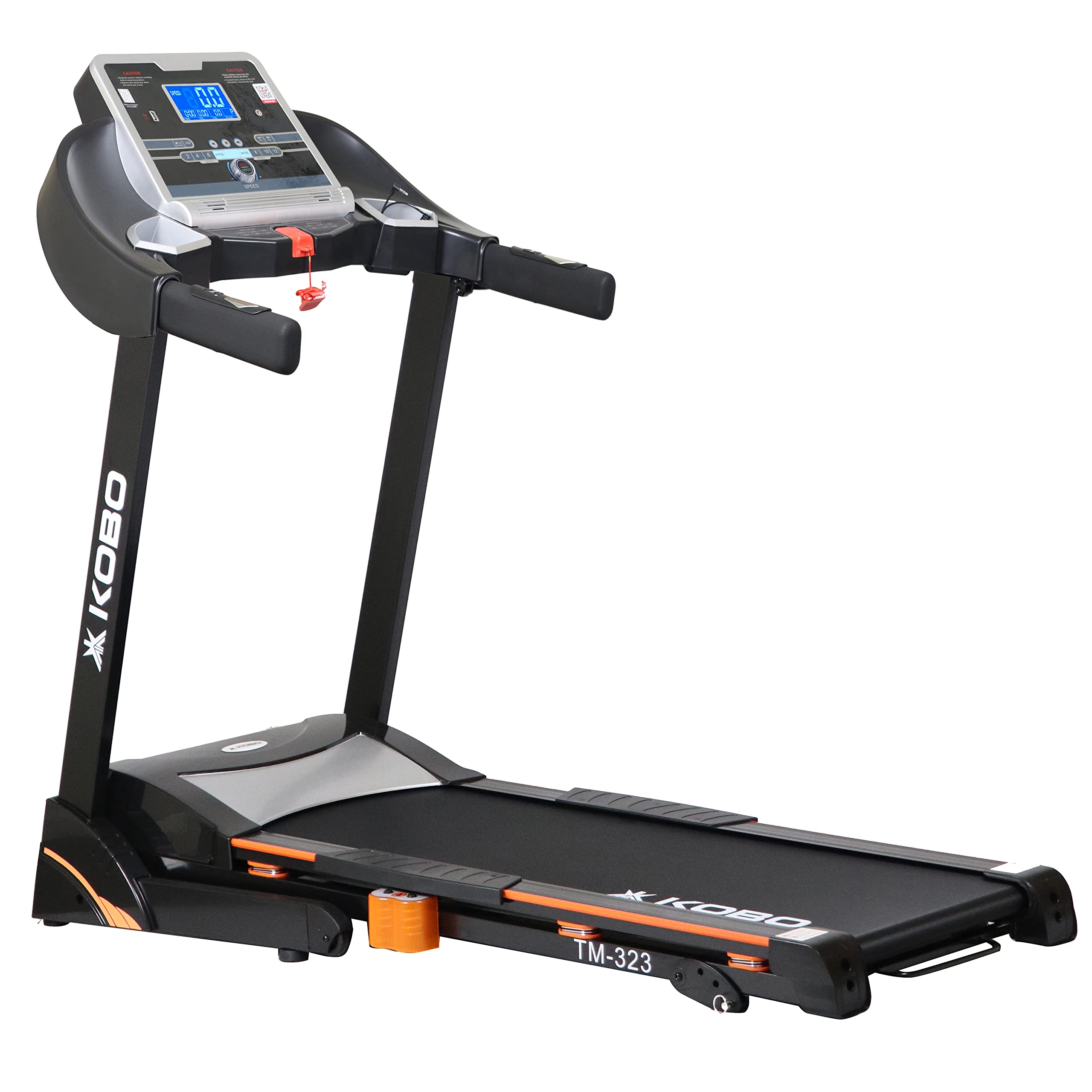 Kobo 2.5 HP - 5 HP Peak DC Motorised Treadmill for Home Use with Bluetooth Connectivity APP, Free Installation Assistance-image-4