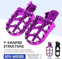 Vista 6 de CHANGCHENG Estriberas de moto de cross Estriberas de motocicleta Pedales descansos CNC para Sur Ron Light Bee S/X Segway X260 X160 CRF150F 2003-2019