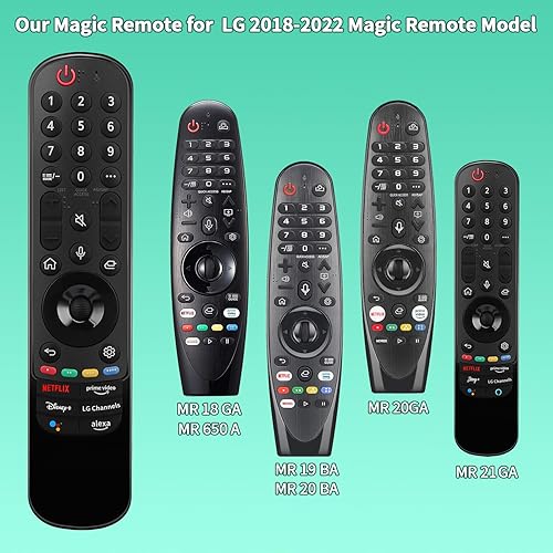 Miniatura 2 de Para LG-TV-Remote MR22GN, reemplazo de voz para LG Magic Remote para televisores inteligentes OLED QNED NanoCell Series 2022 con puntero y función