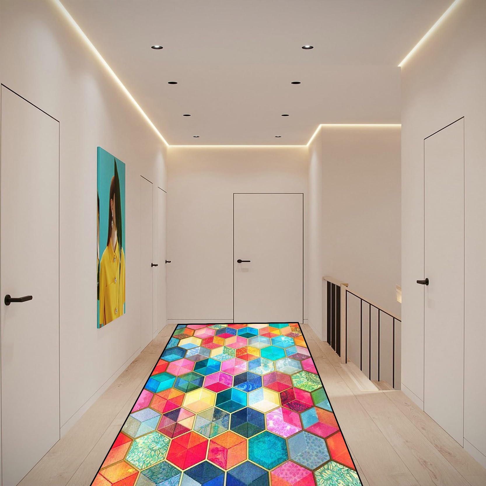 Tapis de salon antidérapant pour habiller votre cuisine et sécuriser le couloir