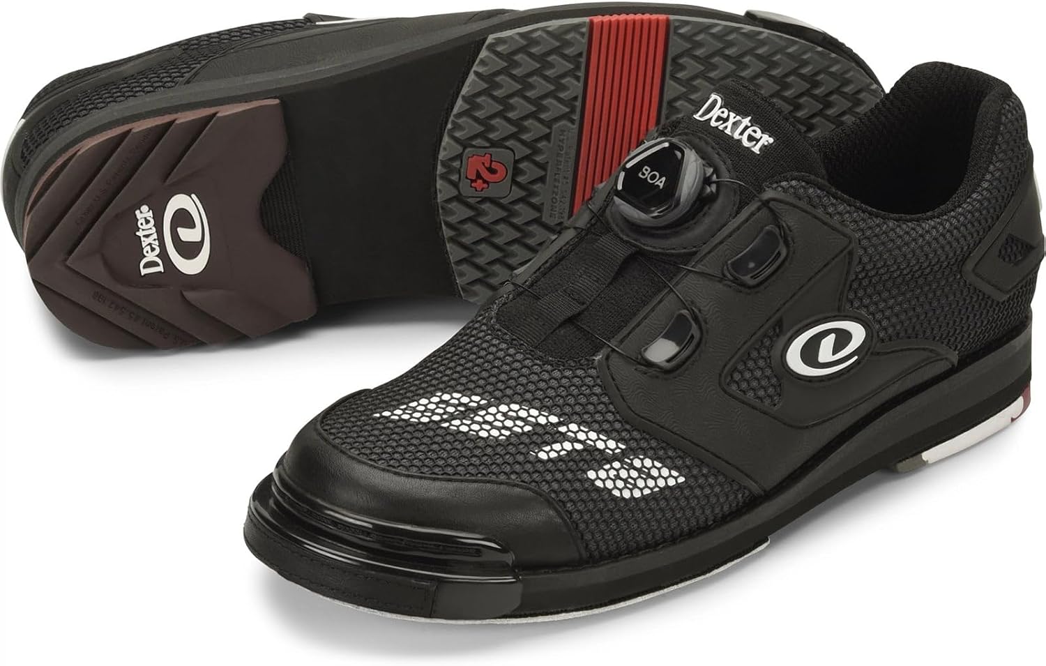 Dexter Mens SST 8 Power Frame BOA Bowling Shoes- Grey/Black