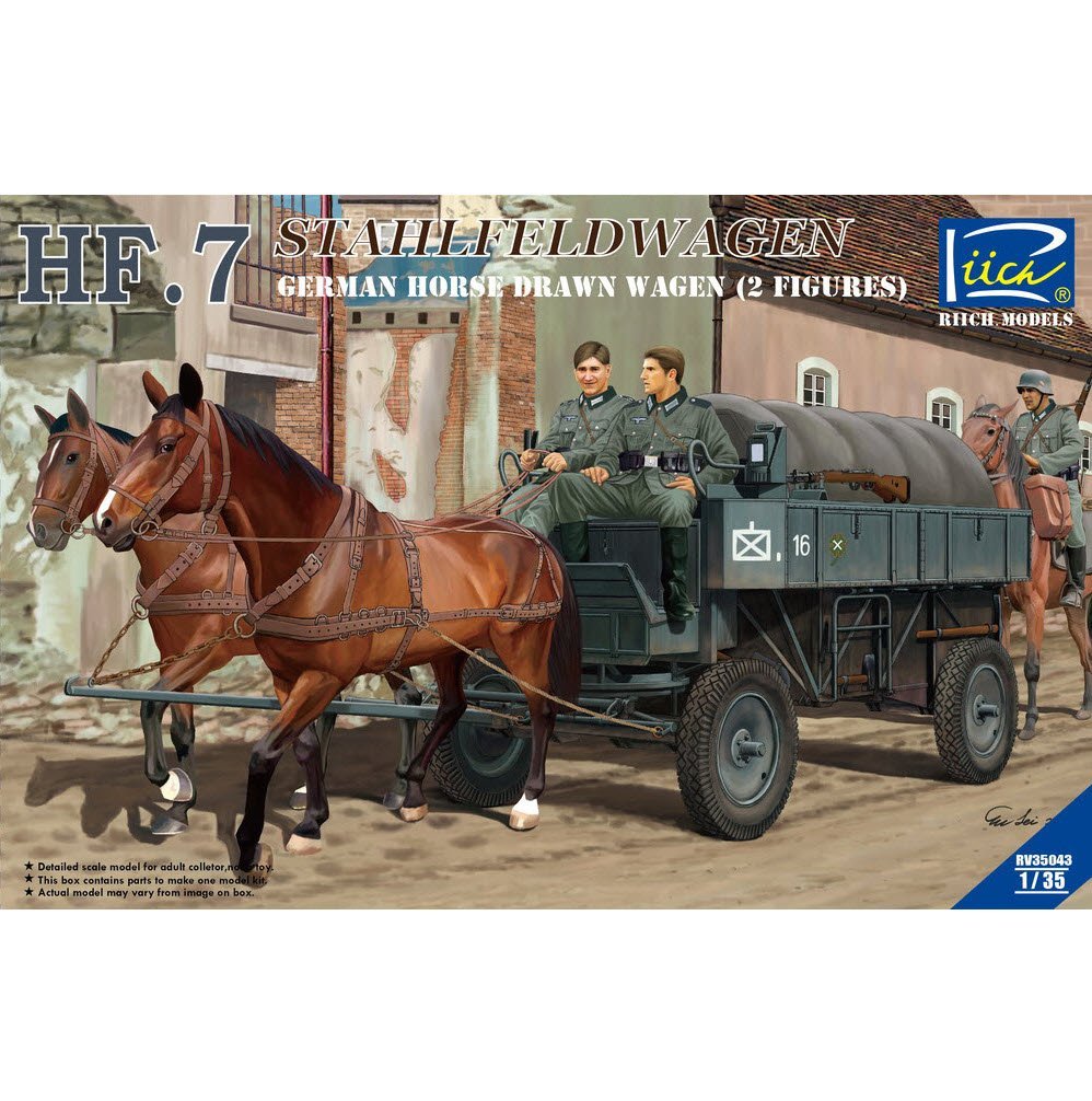 Maquette RÜCH MODELS 1/35 - Cuisine Roulante Allemande WW2 Hf.11 - Ref 35013 - Neuve