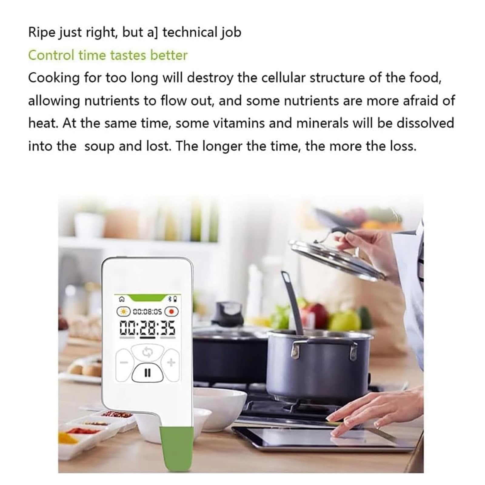 Tester di Nitrati Alimentari Digitali, Misuratore di Frutta/Verdura/Carne, Gamma di Rilevamento dei Nitrati: 0-9999mg/kg, 3 Colori Risultati del Display, per Negozio, Casa