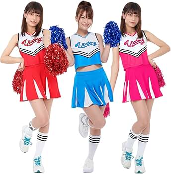 【新品タグ付】ファイターズガール コスプレ チアガール ◎ Amazon.co.jp: [BEROZA] コスプレ チアガール衣装 19年 日 ハム