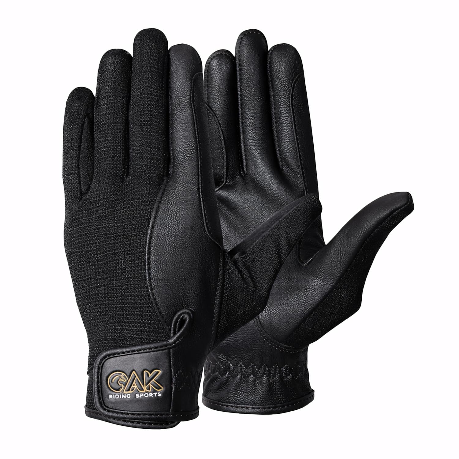 AK Gants d'équitation en Cuir véritable Pleine Fleur Souple Unisexe pour Toutes Les Saisons AKRS-5021