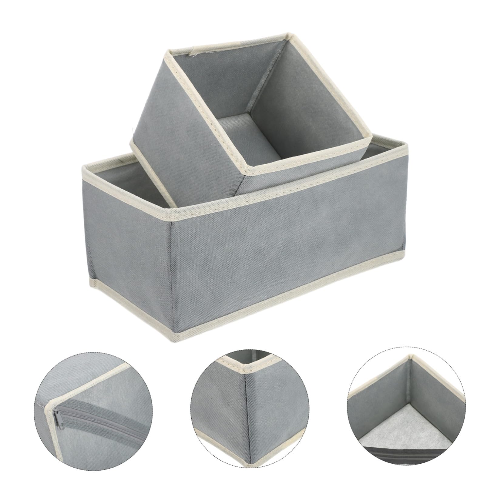 SHINEOFI 12 Piezas Cajas Plegables para Ropa Organizadores para Armarios Compartimentos Divididos para Jeans Camisetas y Lencería Almacenaje Versátil para Dormitorio y Baño