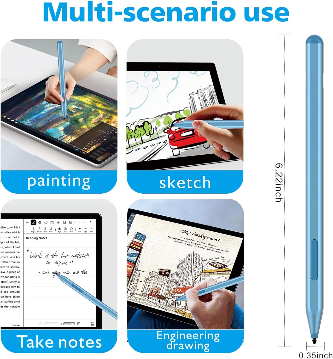 Thumbnail 6 de Milikilo Lápiz Capacitivo para Microsoft Surface Pro ✏️