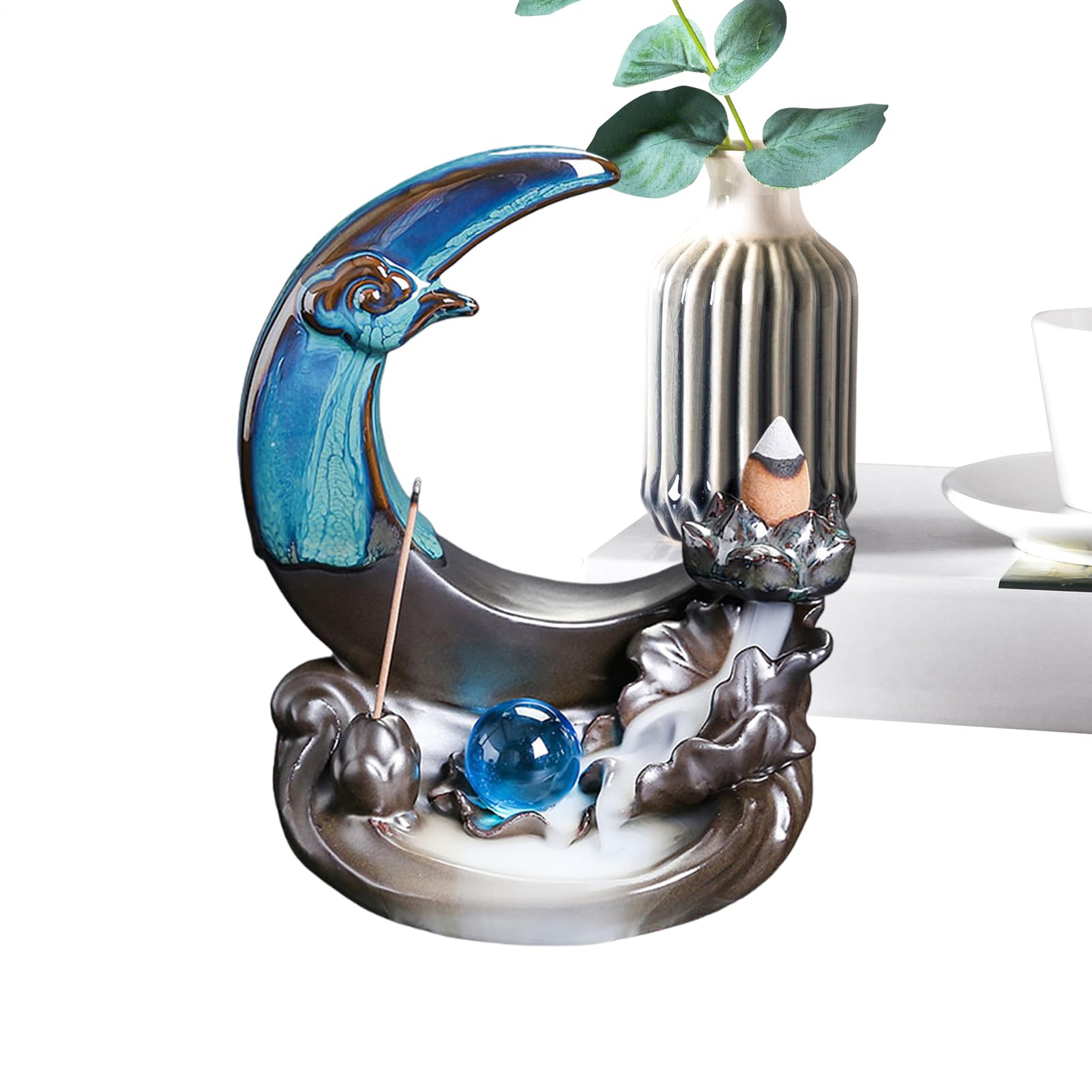 Diffuseur en forme de lune pour créer un cocon de sérénité au salon