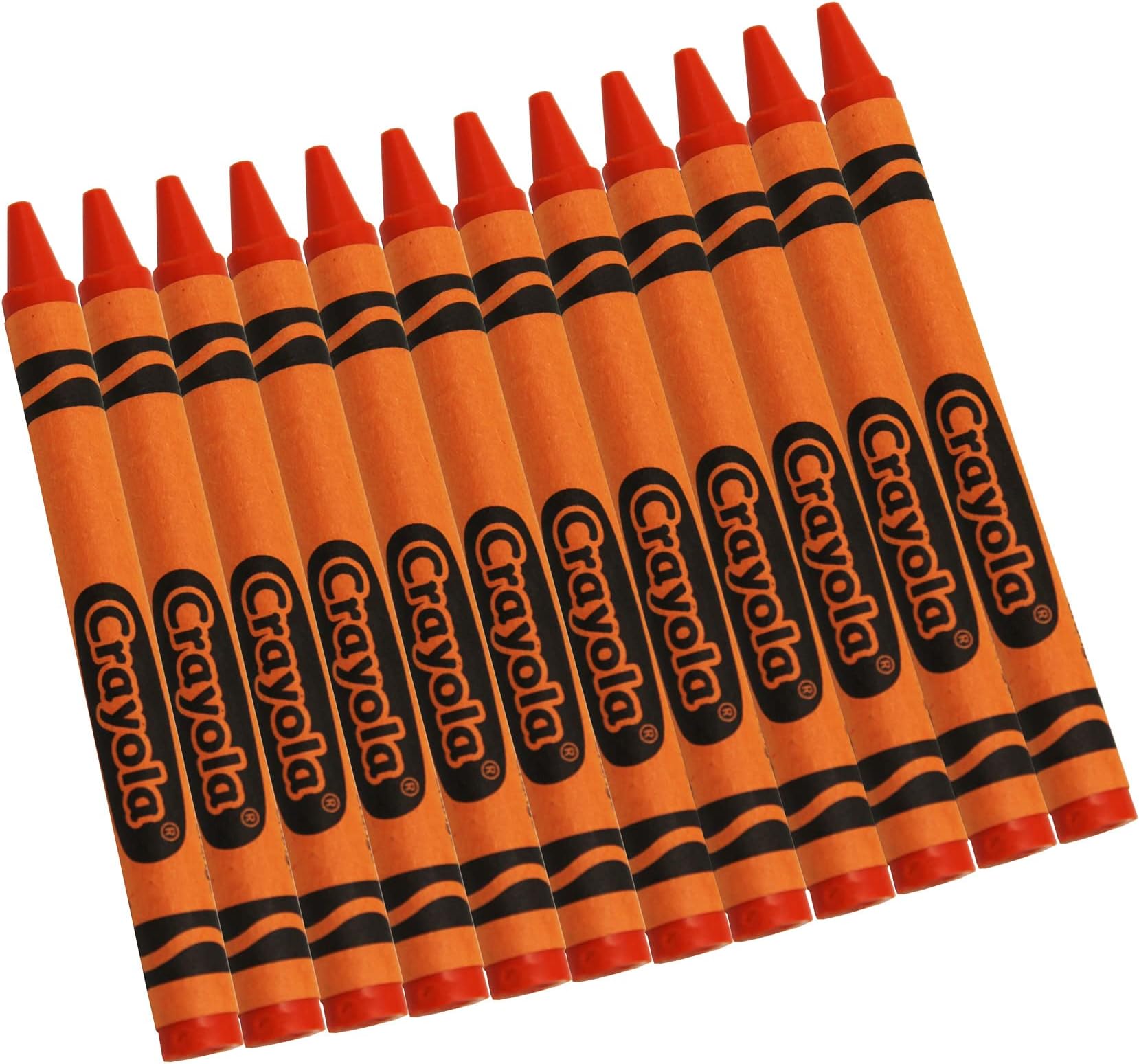 Crayola Llc Autrefois Binney & Smith BIN520836036 Crayola Crayons vrac 12 Ct orange
