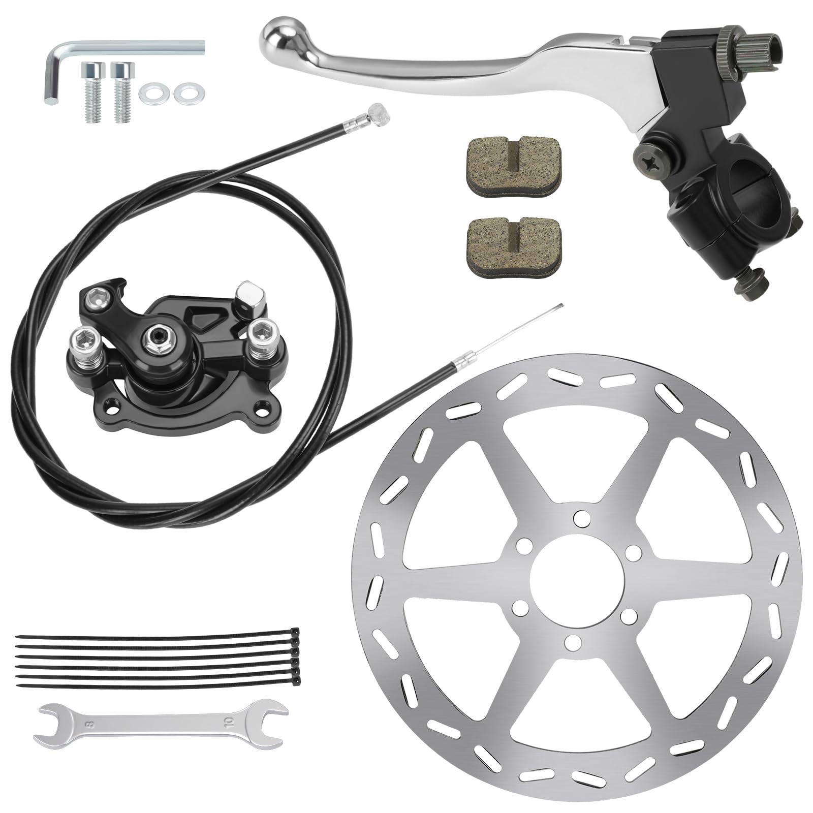Amazon.com: CILOYU Mini Bike Brake Lever 180mm Disc Brake