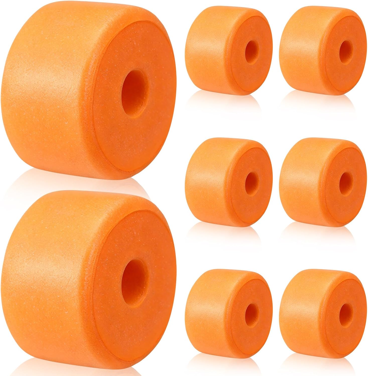 Konohan 8 Pcs Deep Water Fishing Float 3.3 x 2.2 Inch Marker Buoys Rope Floats Marine Fishing for Trail Markers Kayak Crabbing Trail Dock Swim Pool