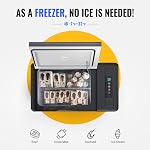 BougeRV 12 Volt Refrigerator 12V Car Fridge 30 Quart(28L) Freezer Compressor Cooler, 12/24V DC for Truck Van RV SUV Travel Road Trips Tailgating -8℉~50℉(Black)