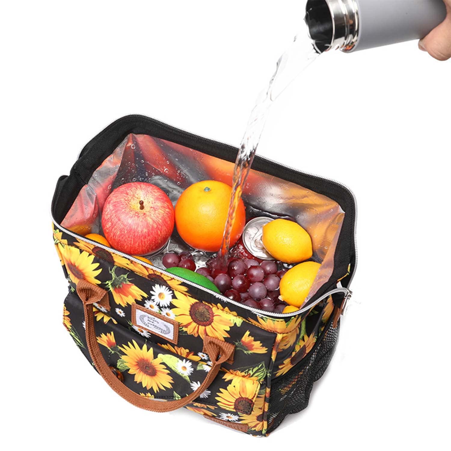 Bolsa Térmica para el Almuerzo Reutilizable a Prueba de Fugas Térmica, para Mujeres Hombres Adultos Trabajo de Oficina Picnic Camping Escuela Viaje de un Día