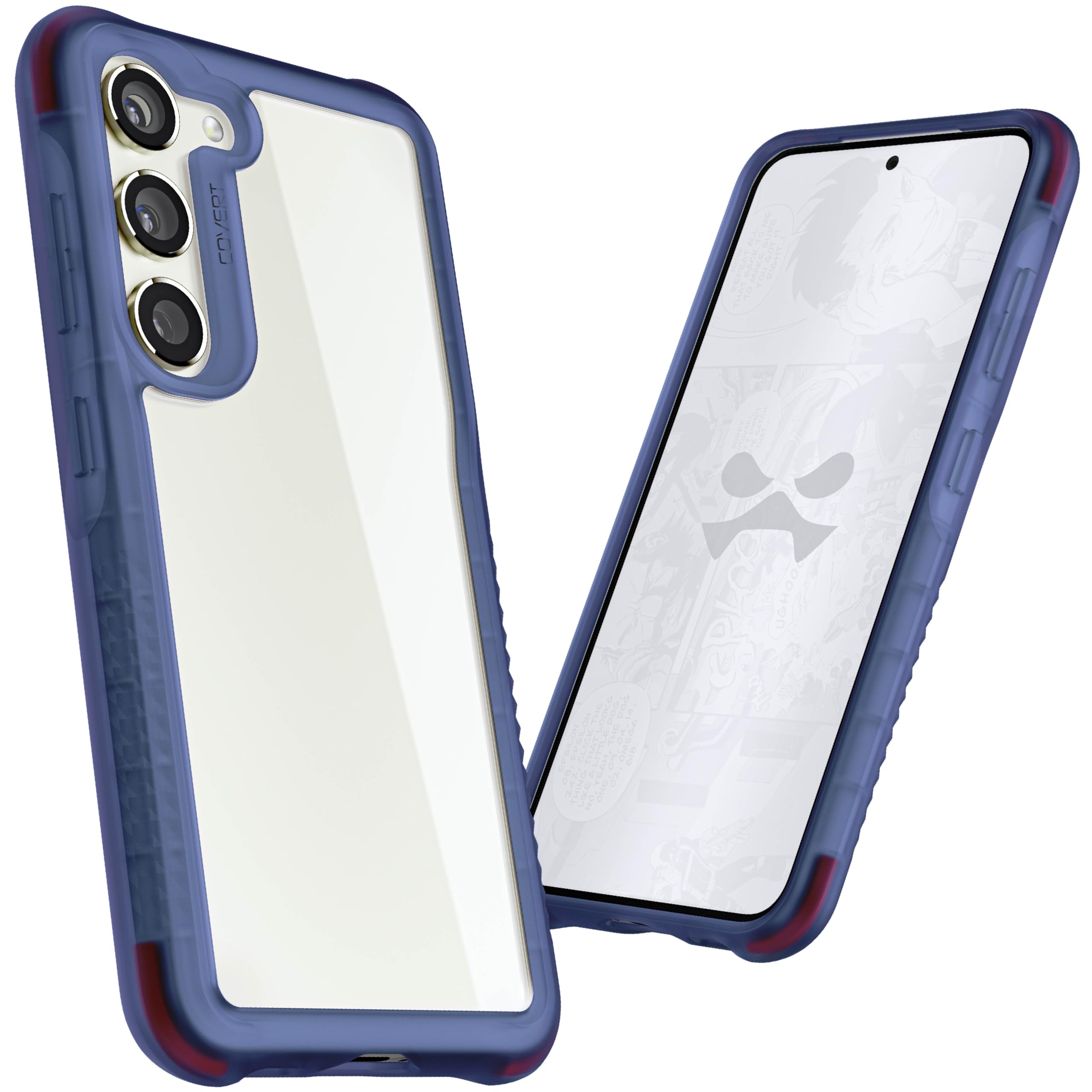 Ghostek Covert - Funda transparente para Samsung Galaxy S23 con protección de grado militar a prueba de golpes, agarre antideslizante, funda protectora de silicona diseñada para Galaxy S23 2023 (6.1