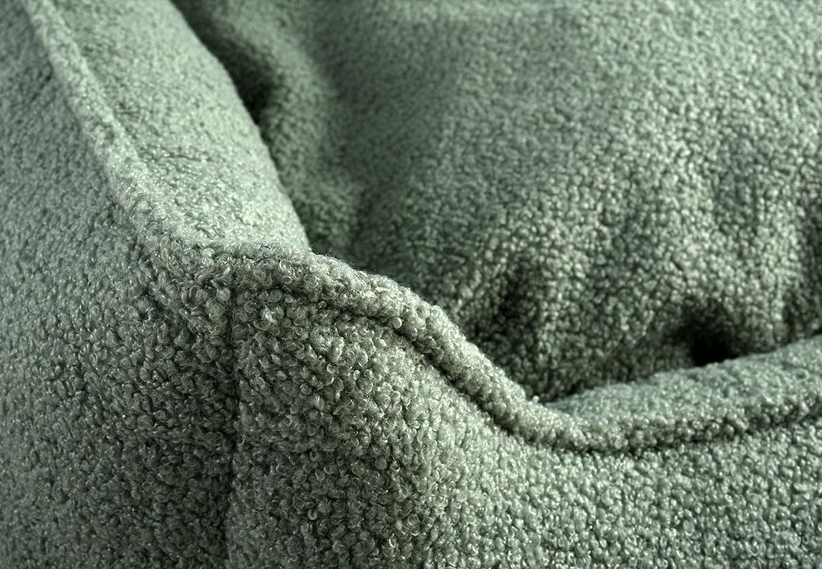Gutekissen® Bear Hundebett Grosse Hunde - Hundekissen Waschbar - Inklusive kleines Kissen - Farb- und Größenwahl (S - 65x55, Grau)