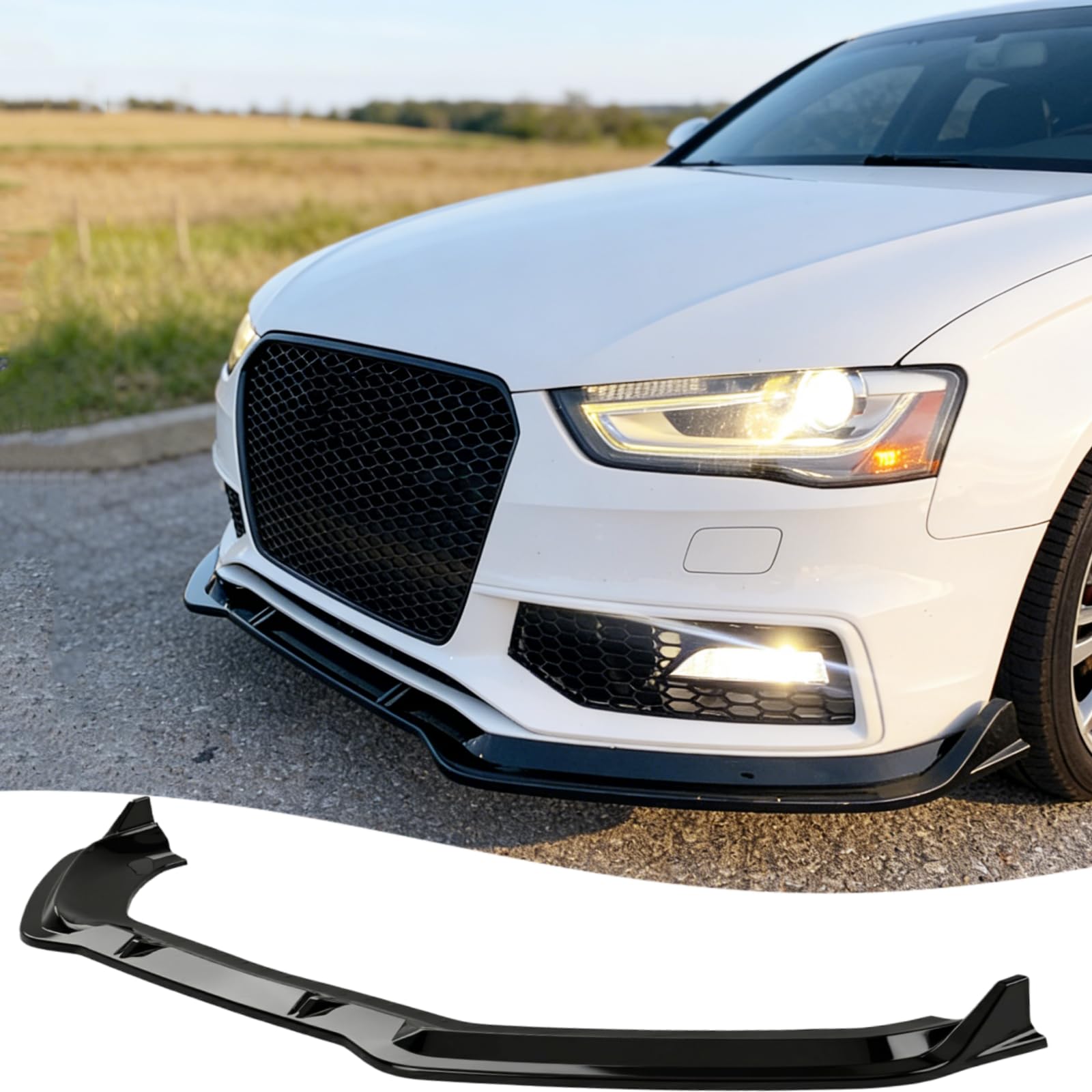 Photo 1 of STSEV01 Front Lip Splitter Spoiler for Audi A5 A4 2008-2016 Accessories