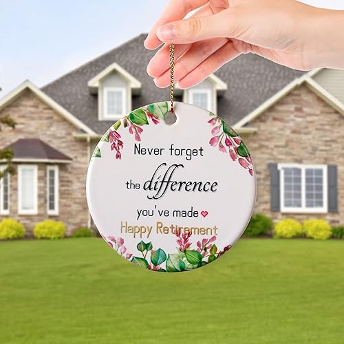 Miniatura 5 de Adorno de jubilación 2025, regalos de jubilación para mujeres y hombres, regalos de jubilación para enfermeras, compañeros de trabajo, adorno de