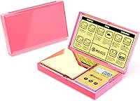 Vista 11 de MAXUS Báscula digital de gramos con capacidad de 7.05 oz x 0.00 oz, elegante cubierta chapada en oro y plataforma para un pesaje preciso y preciso