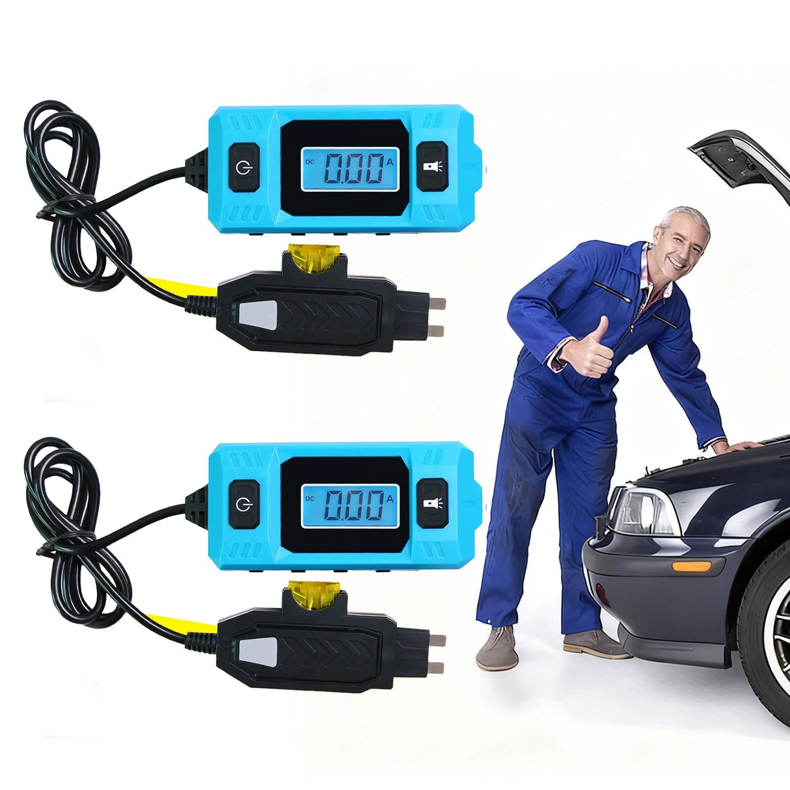 Détecteur d'ouverture et court-circuit automobile portable de haute précision (lot de 2)