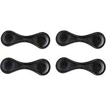 Magnetic Sleeve Clips Elegant Fasteners, 4 Pieces Pu Leather Cuff Fasteners Sleeves Clips for Casual Pants Blouses Trousers Jeans