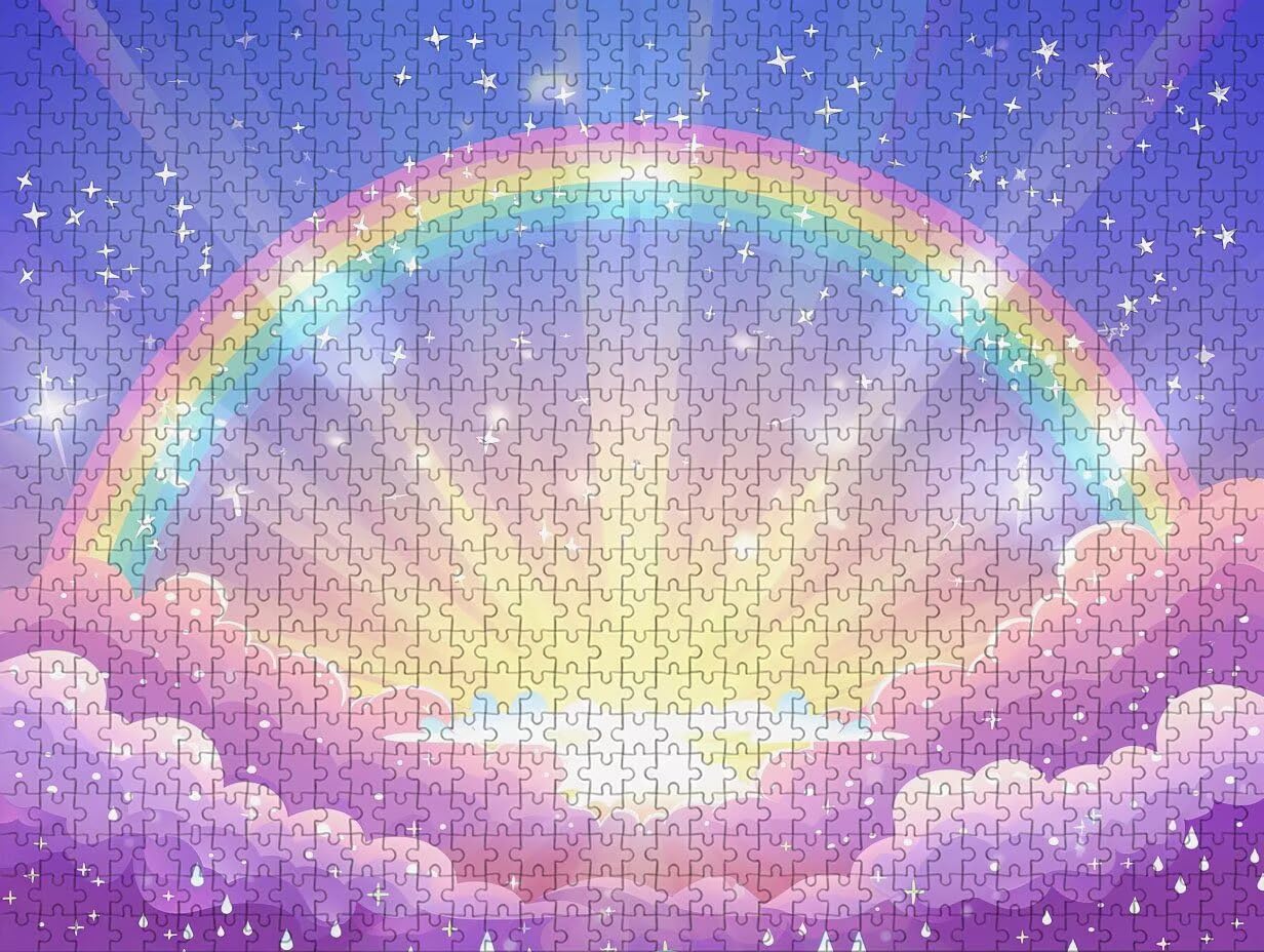 Puzzle Sztuka z pudełkiem w chmurze, Dream Puzzle Wood 2000 sztuk Dorośli 99 x 70 cm, zajęcia rozrywkowe o wysokiej trudności, klasyczna gra DIY, układanka dla całej rodziny, letni prezent, V-9080