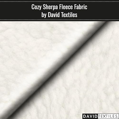 Miniatura 2 de DAVID TEXTILES The Yard Multi - Tela polar de felpa blanca sólida de 60 pulgadas