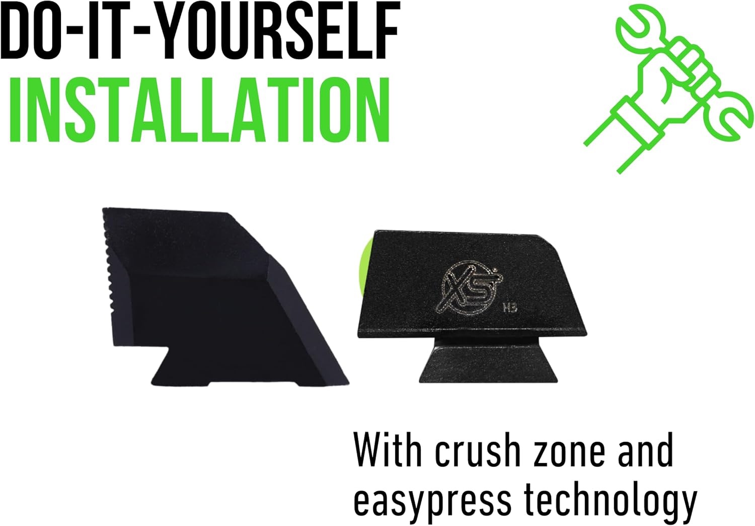 XS Sights R3D 2.0 Sights Compatible with Smith & Wesson CSX