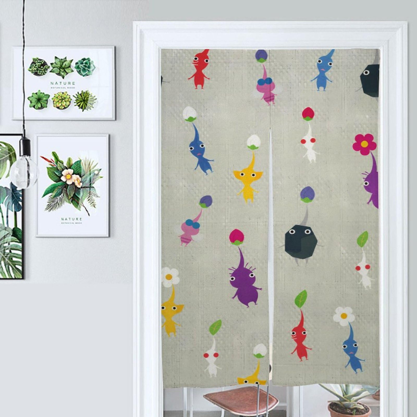 Amazon｜ピクミン ドアカーテンは柔らかくて耐久性があり屋内外