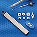 Rockler Carbide Cutter Honing System - Diamond Sharpening Tool with Magnetic Grip for Carbide Insert Cutters, Precision Sharpener for Turning Tools, Chisel Honing & Edge Touch-Ups