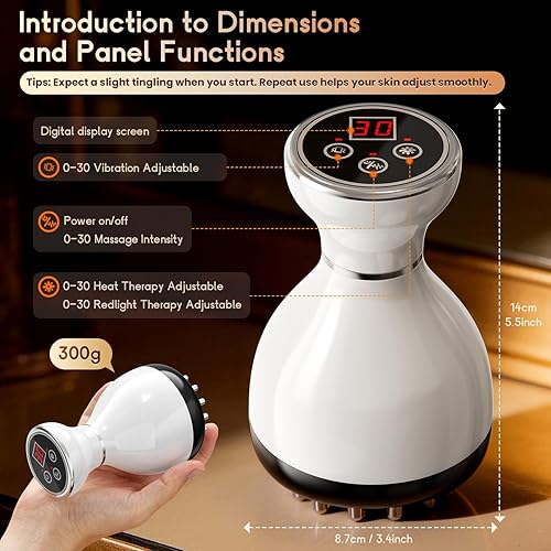 Miniatura 5 de Masajeador de drenaje linfático y herramienta de masaje anticelulitis, ayuda a reducir las estrías y la celulitis, para piernas, brazos y vientre,