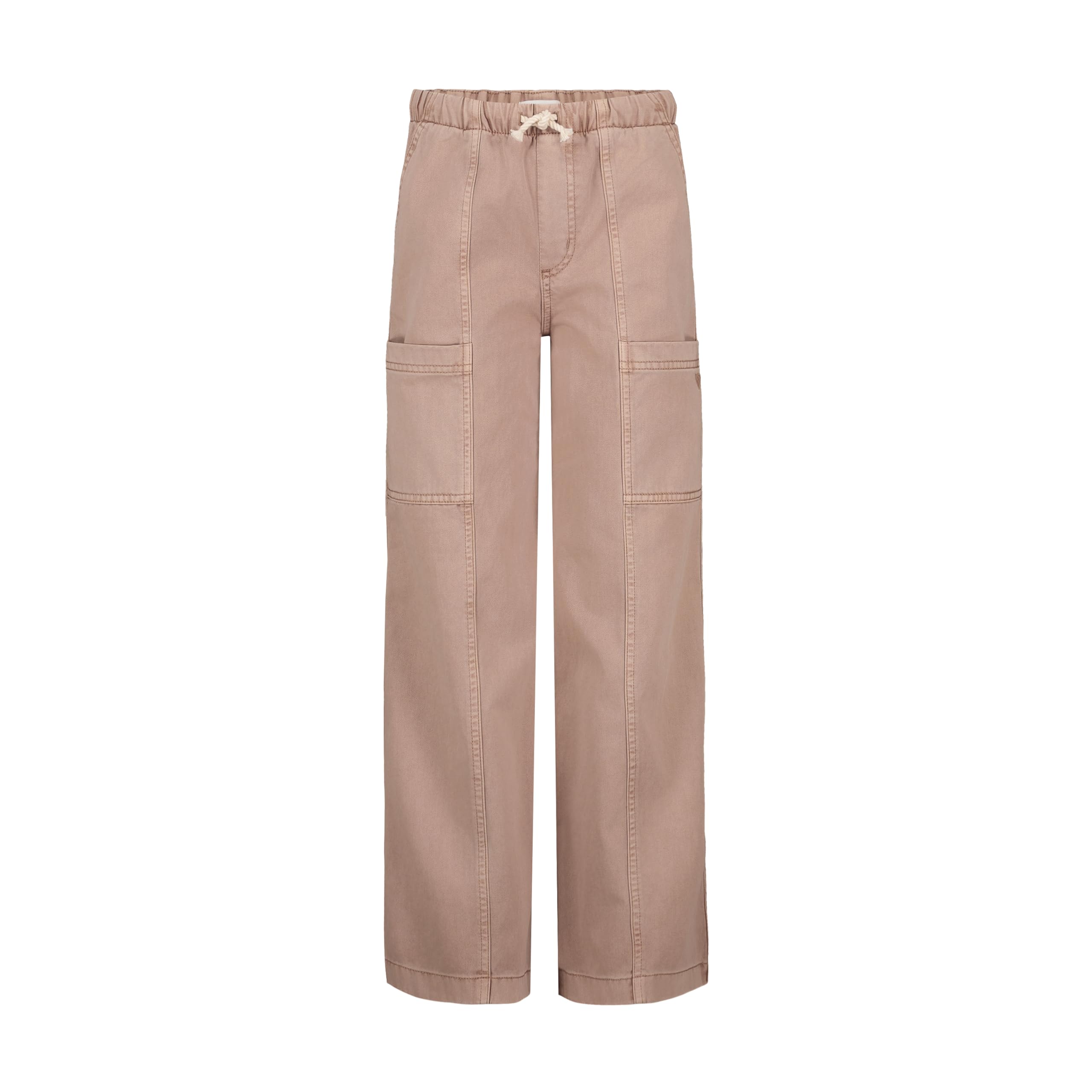 Roxy Girls' Precious Wide Leg Twill Cargo Pants, Relaxed Fit