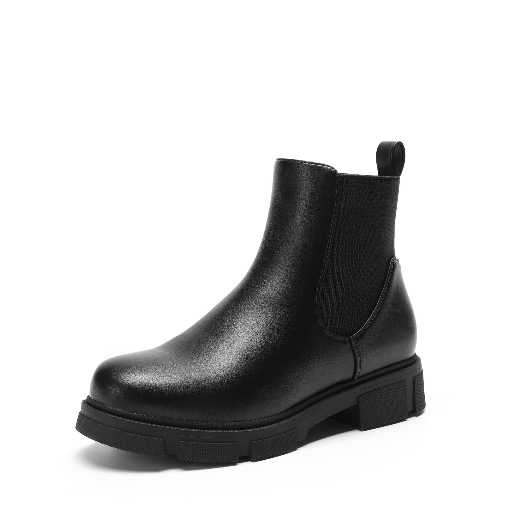 DREAM PAIRS Stivaletti Chelsea da Donna Stivaletti Alla Caviglia da Donna Foderati con Materiale in Pelliccia Sintetica per Calore e Comfort