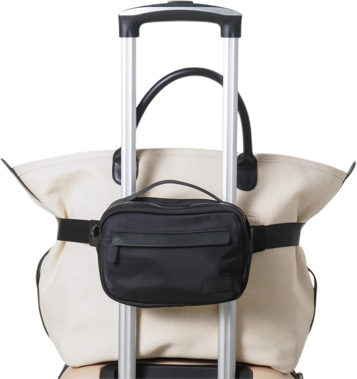 Cincha Travel Belt Bag | 2-in-1 Crossbody Bag and Travel Belt for Luggage | As Seen on Shark Tank
