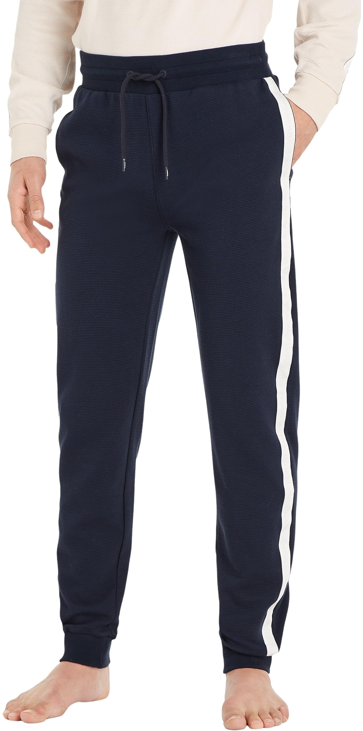 Tommy Hilfiger Men’s Cotton Jogging Bottoms, Blue (Desert Sky), M