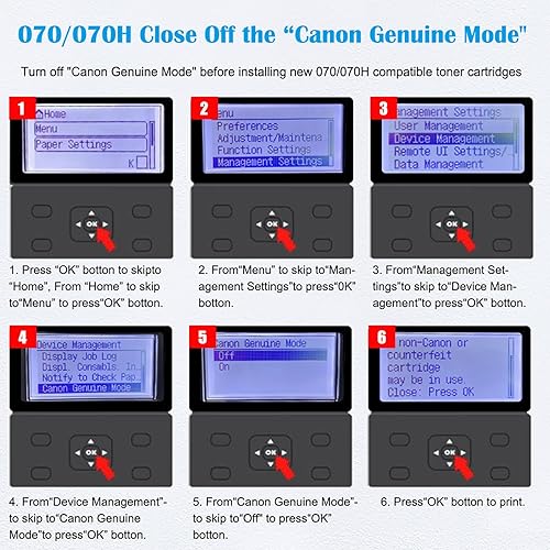 Miniatura 2 de 070H CRG-070H CRG070H Cartucho de tóner compatible de alta capacidad 10200 páginas para impresora láser Canon ImageCLASS MF461 MF461dw MF462 MF462dw