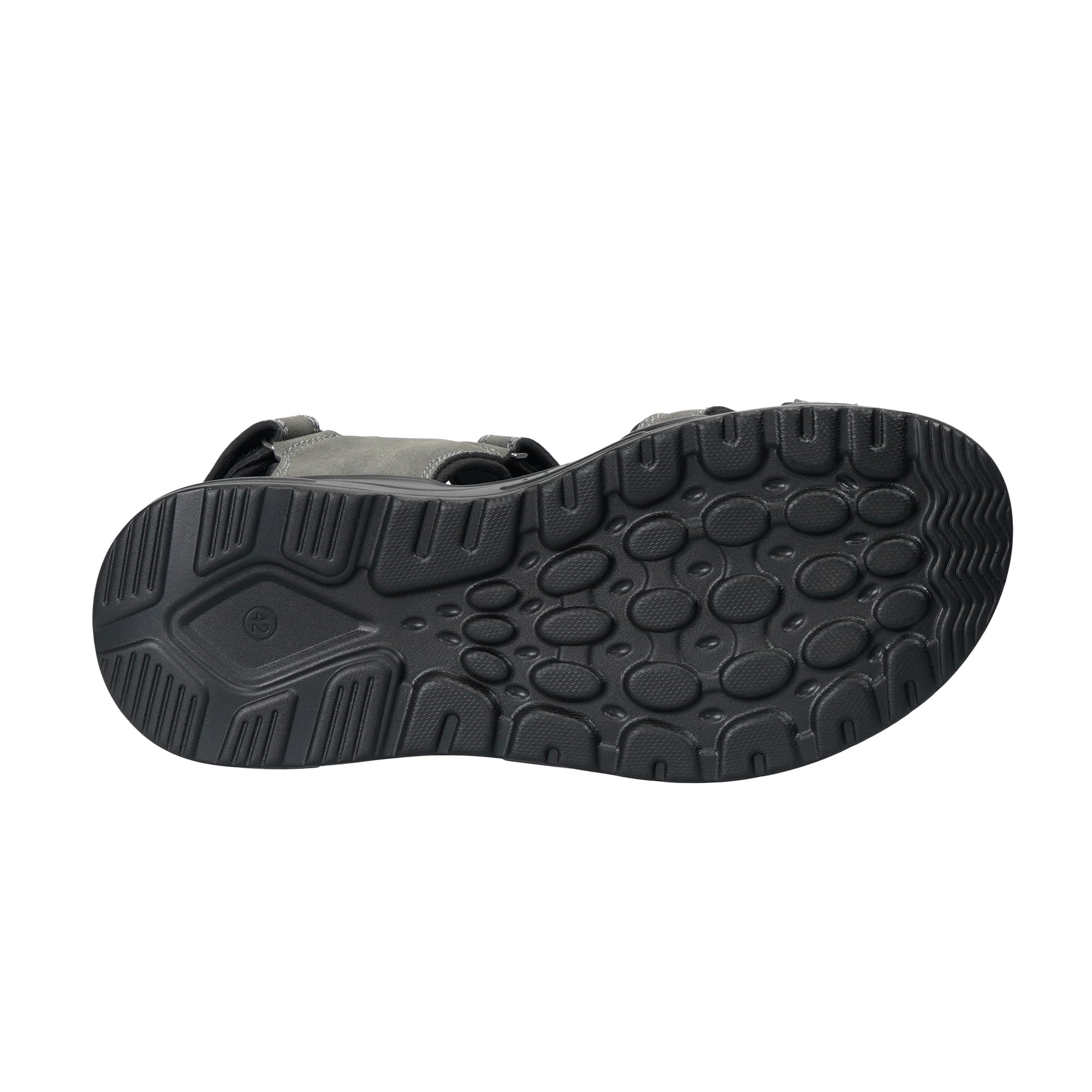 JOMIX Sandalias de Deporte Hombre para Senderismo y Caminar Sandalias de Marcha con Triple Cierre Adhesivo Suela Gruesa Amortiguadora Ergonómica y Antideslizante Verano