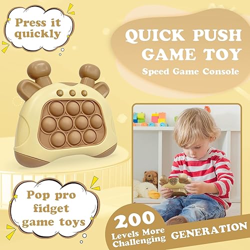 Miniatura 2 de Juego de juguetes para ansiedad de empuje rápido, juego de juguetes para ansiedad Pop Pro, alivio del estrés, descompresión, rompecabezas de empuje,