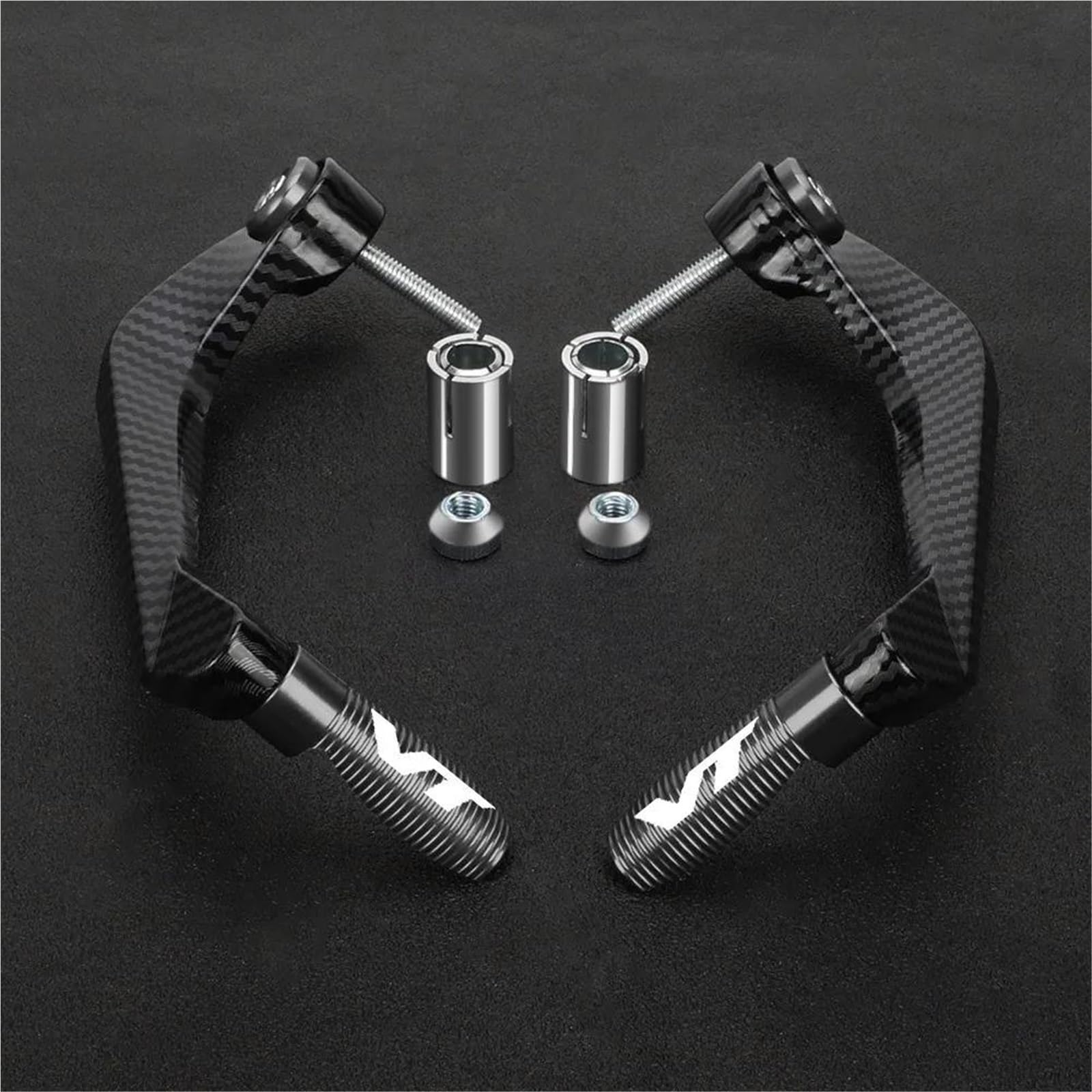 Xeflp Grey Motorcycle Handguards For H-Onda Vt750 Vt600 Vt250 Vt1100 Vt1100t Motorcycle Handlebar Brake Clutch Lever Hand Guard Protector Handguard(Grey)