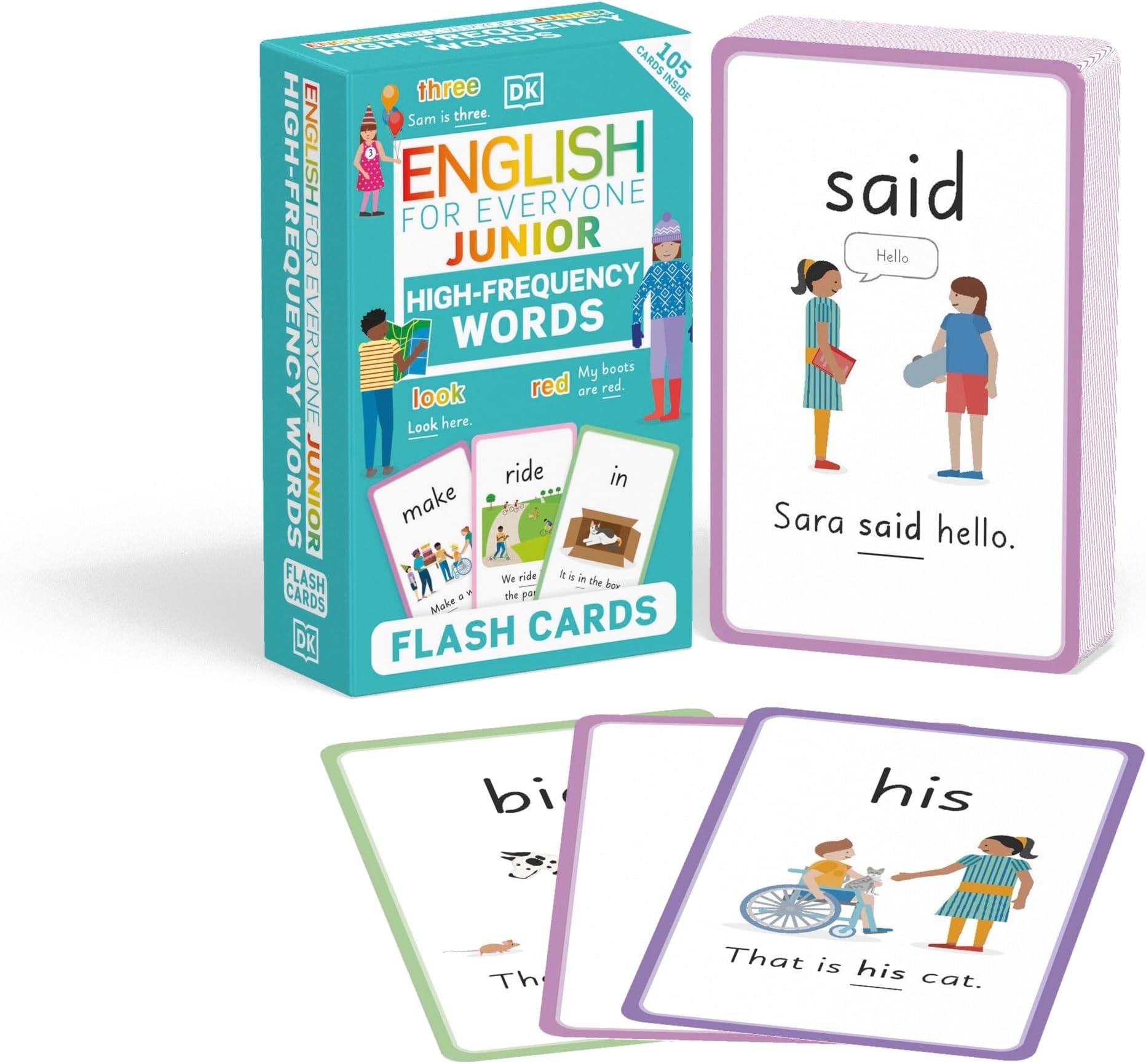 English for Everyone Junior High-Frequency Words Flash Cards