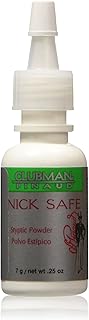 Clubman Nick Safe Styptic Powder Bottle 0.25 oz