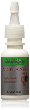 Clubman Nick Safe Styptic Powder Bottle 0.25 oz